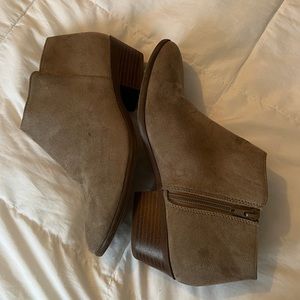Brown ankle booties